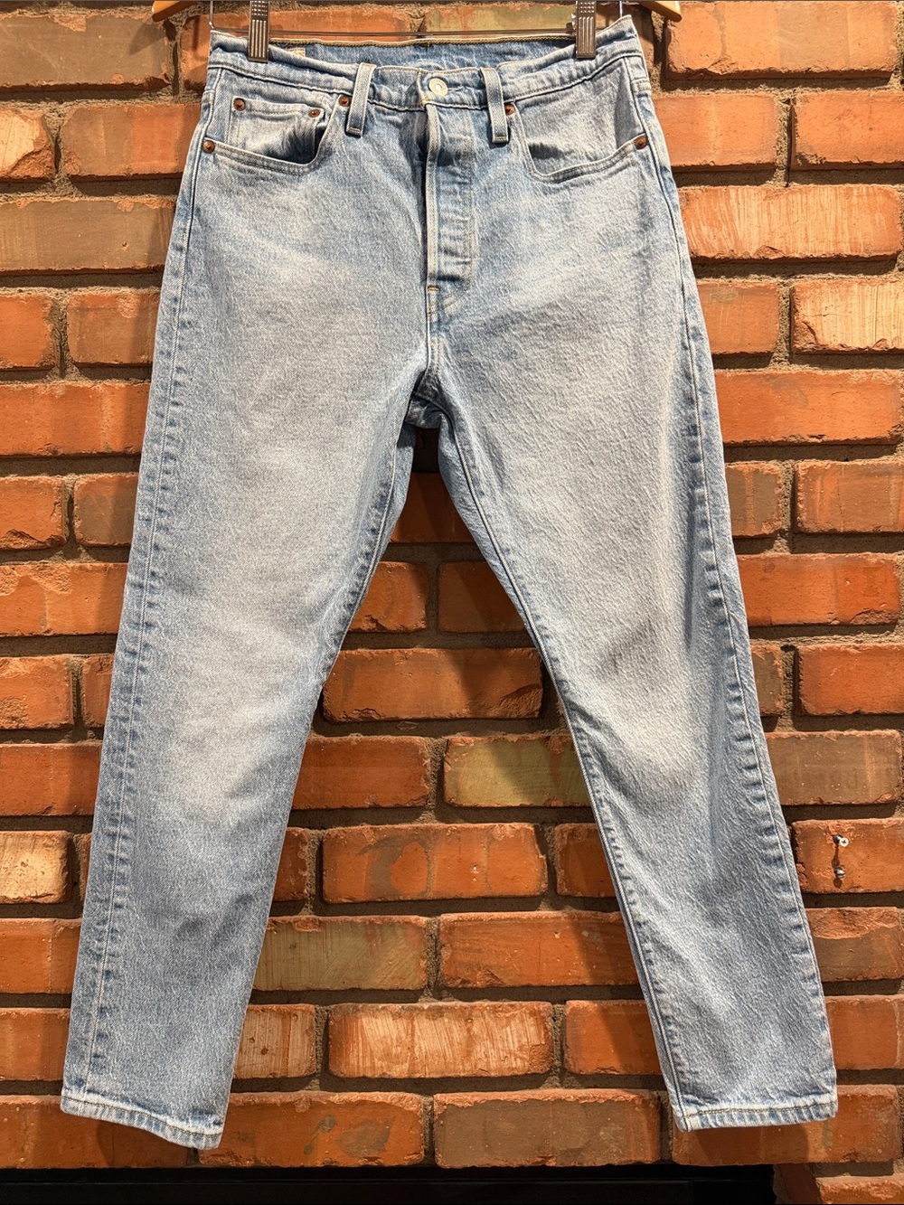 Levi's Light Blue skinny Jeans button fly